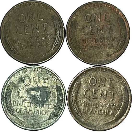 WW2 collectible coin lot with steel cent - Picture 3 of 4